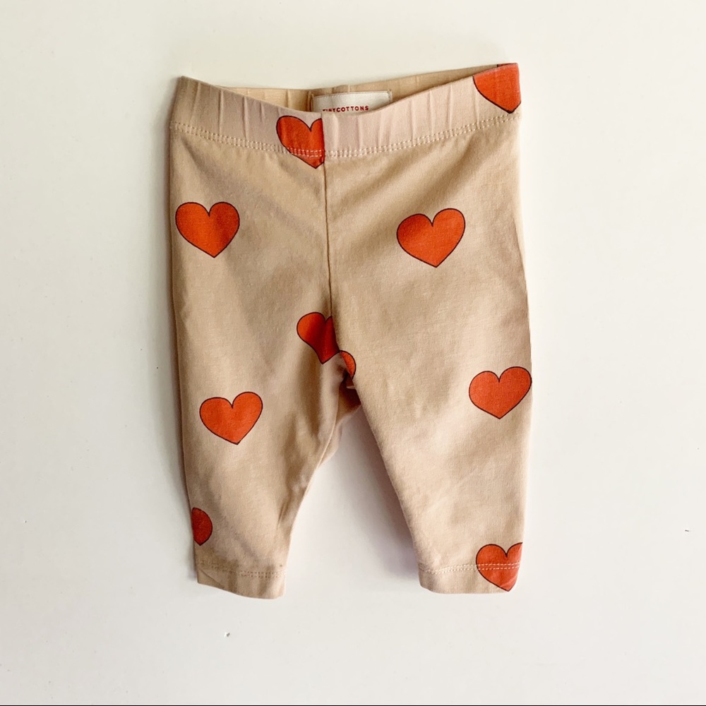 Tinycottons hearts pant 3 months